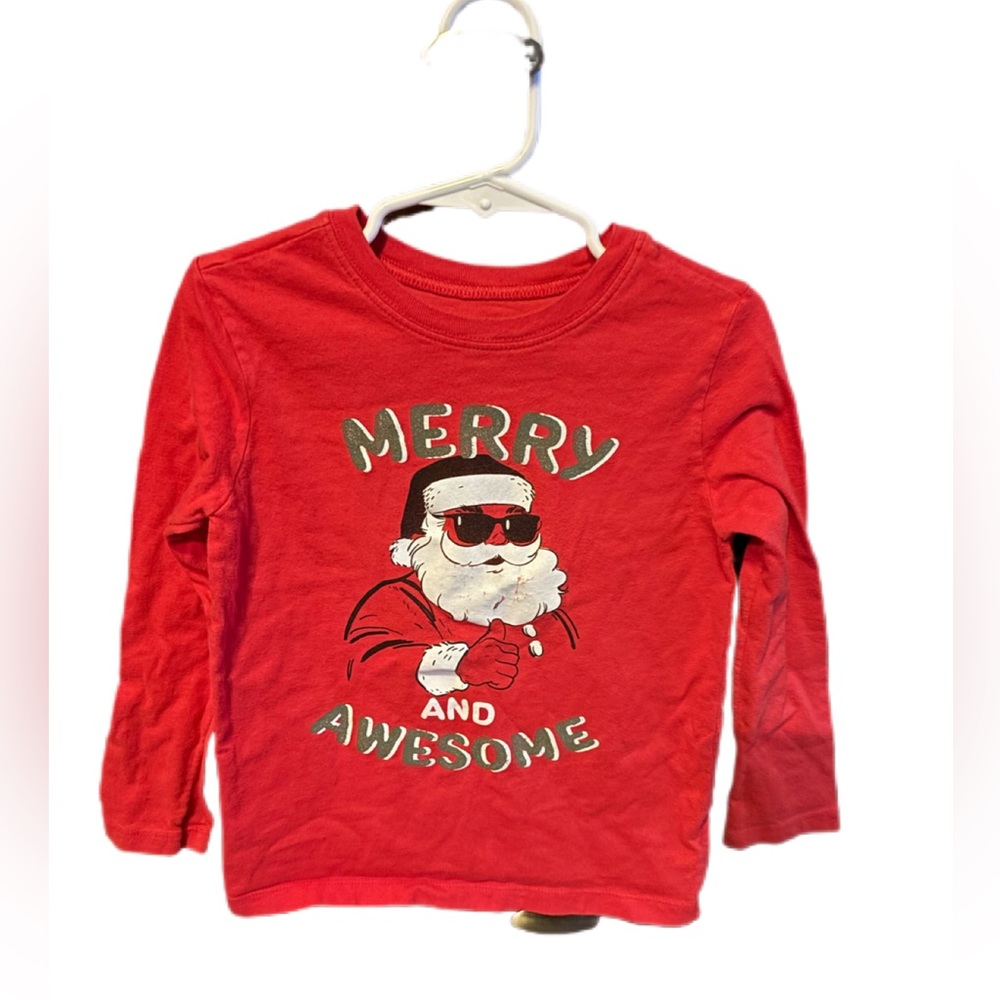 Carter’s Boys Christmas Shirt.  Size 5T